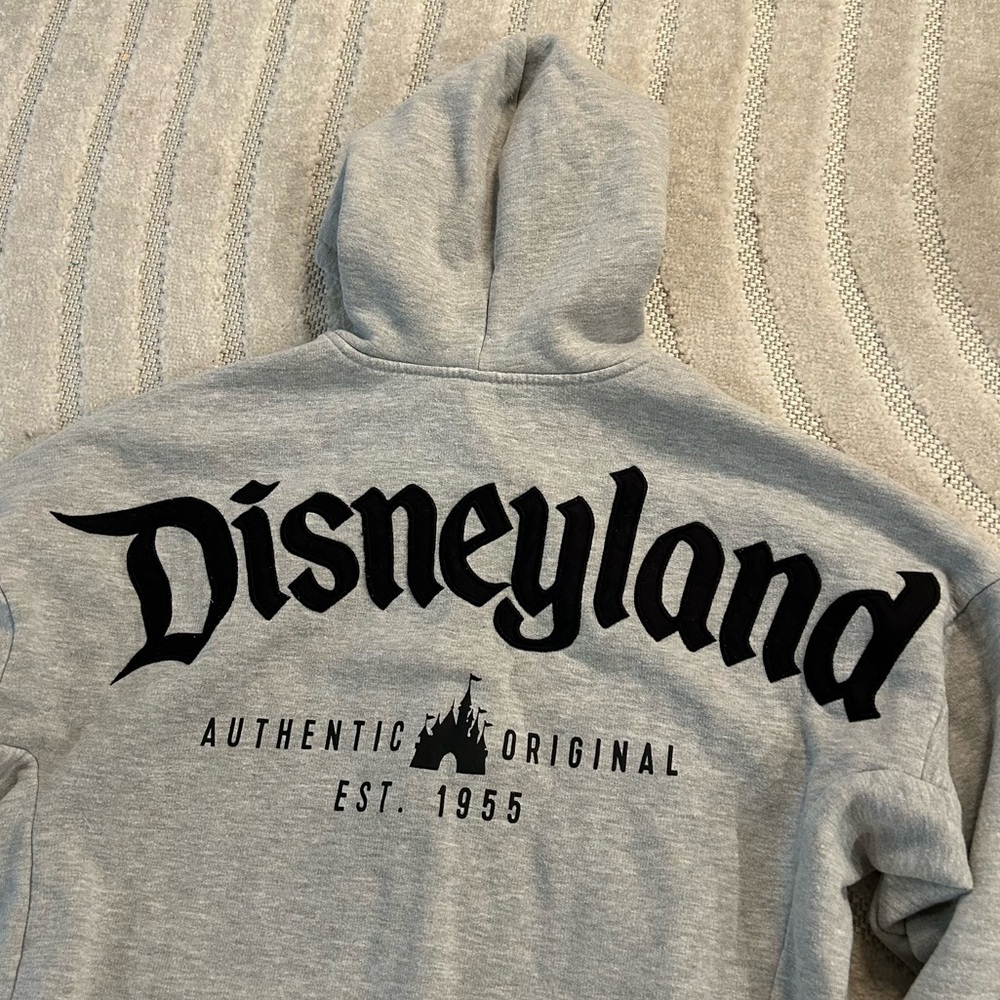 Disney Parks DISNEYLAND Logo Zip Hoodie in Grey - M